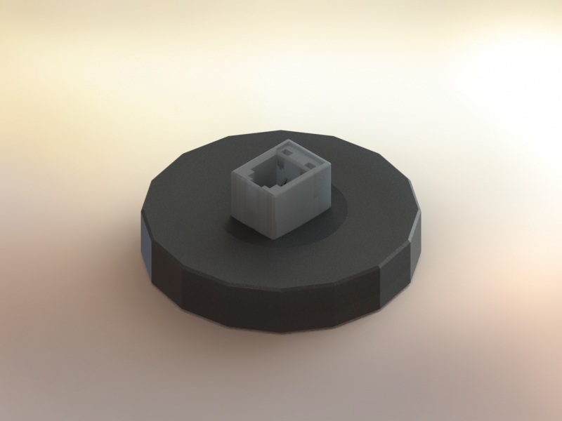 tank lid with sensor